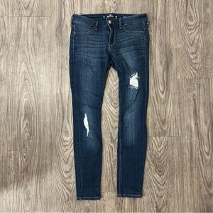 hollister low rise jean legging medium wash advance stretch 3S 26